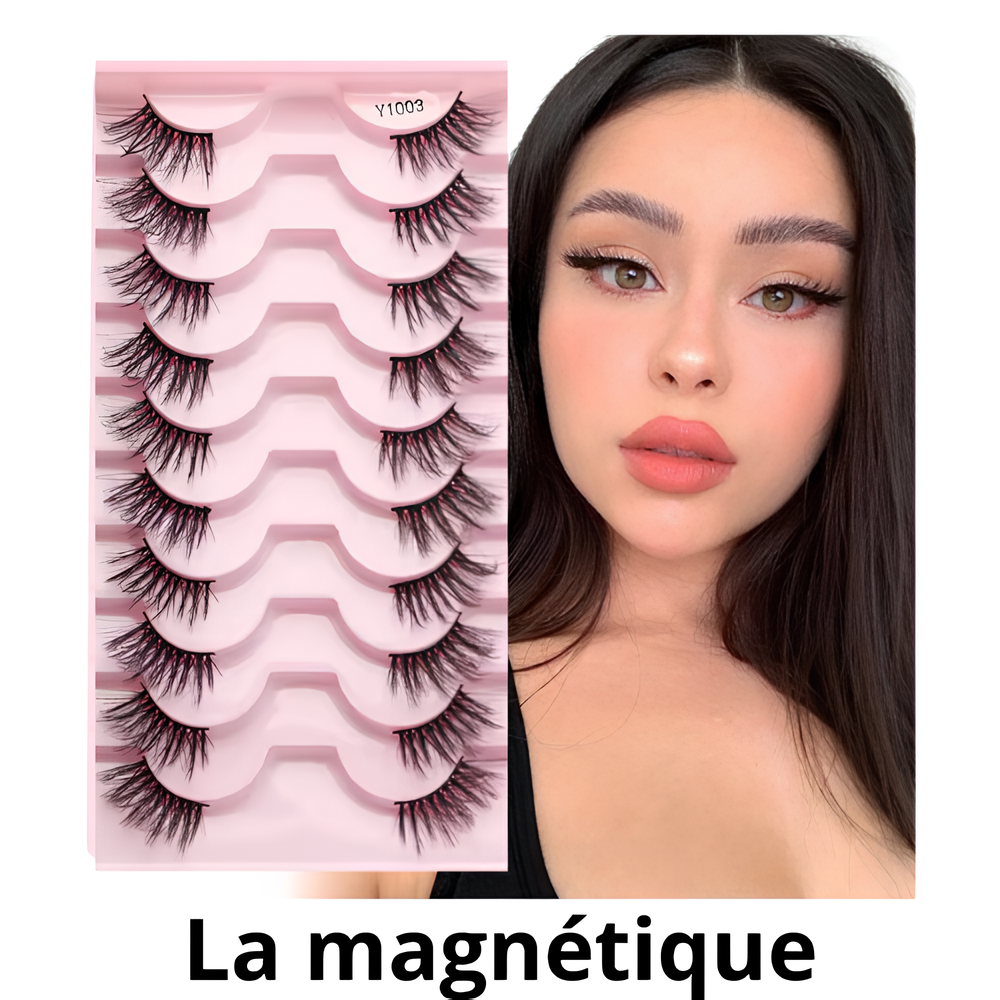 Lot de 10 paires de demi faux cils